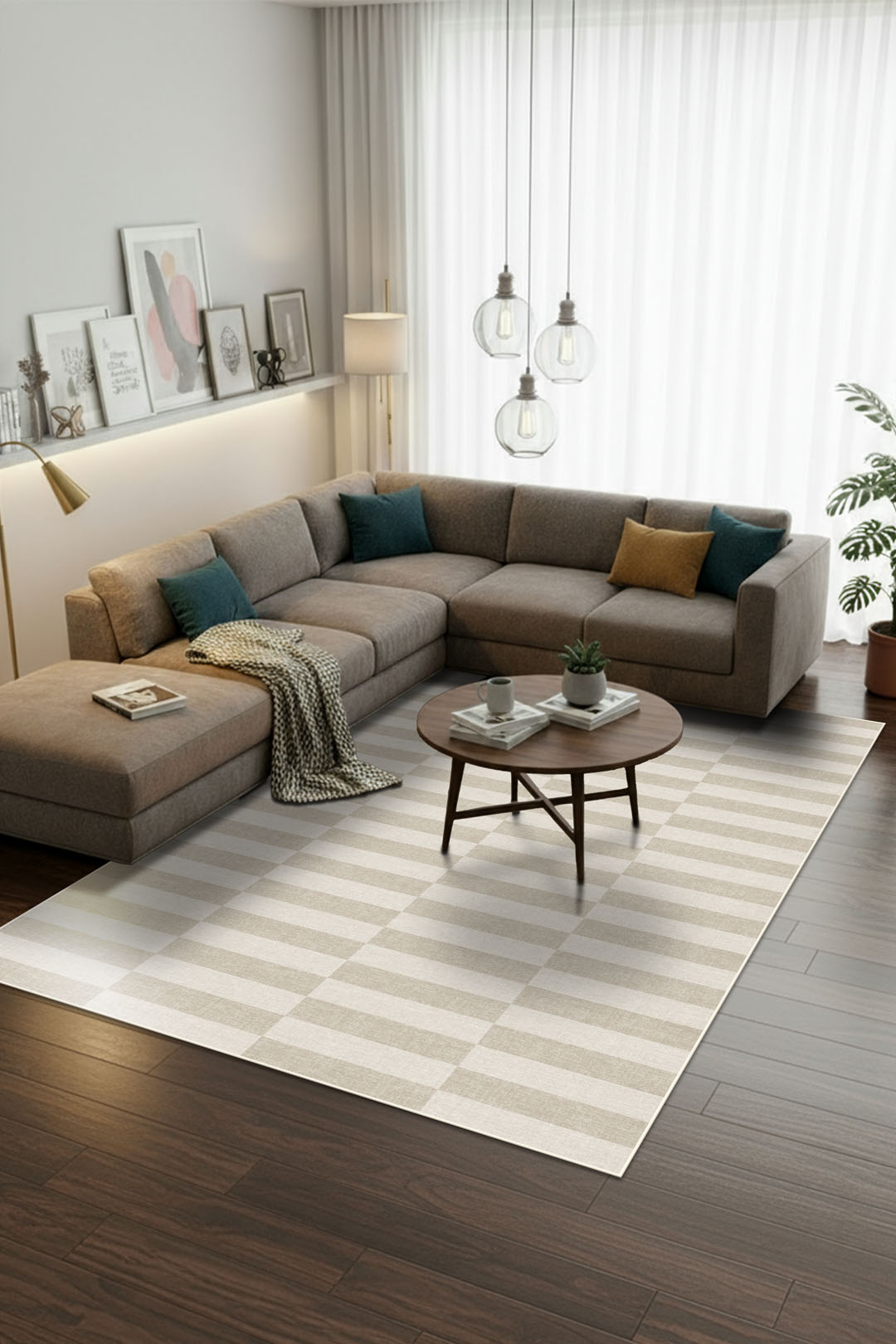 teppana-nuri-beige-teppich-waschbarer-indoor-teppich image 4