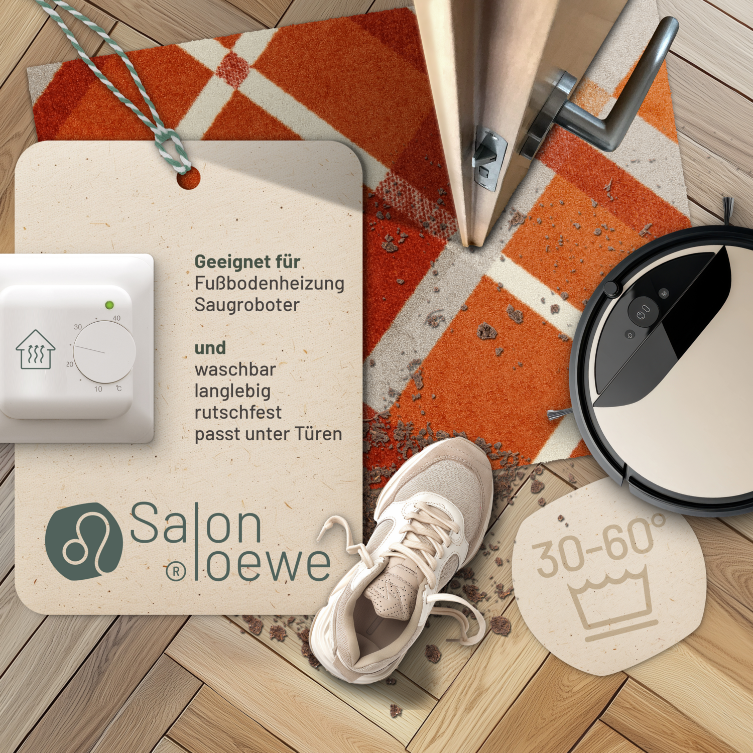 salonloewe-bente-terra-red-teppich-75-x-100-cm-waschbarer-teppich-in-warmem-terr image 3