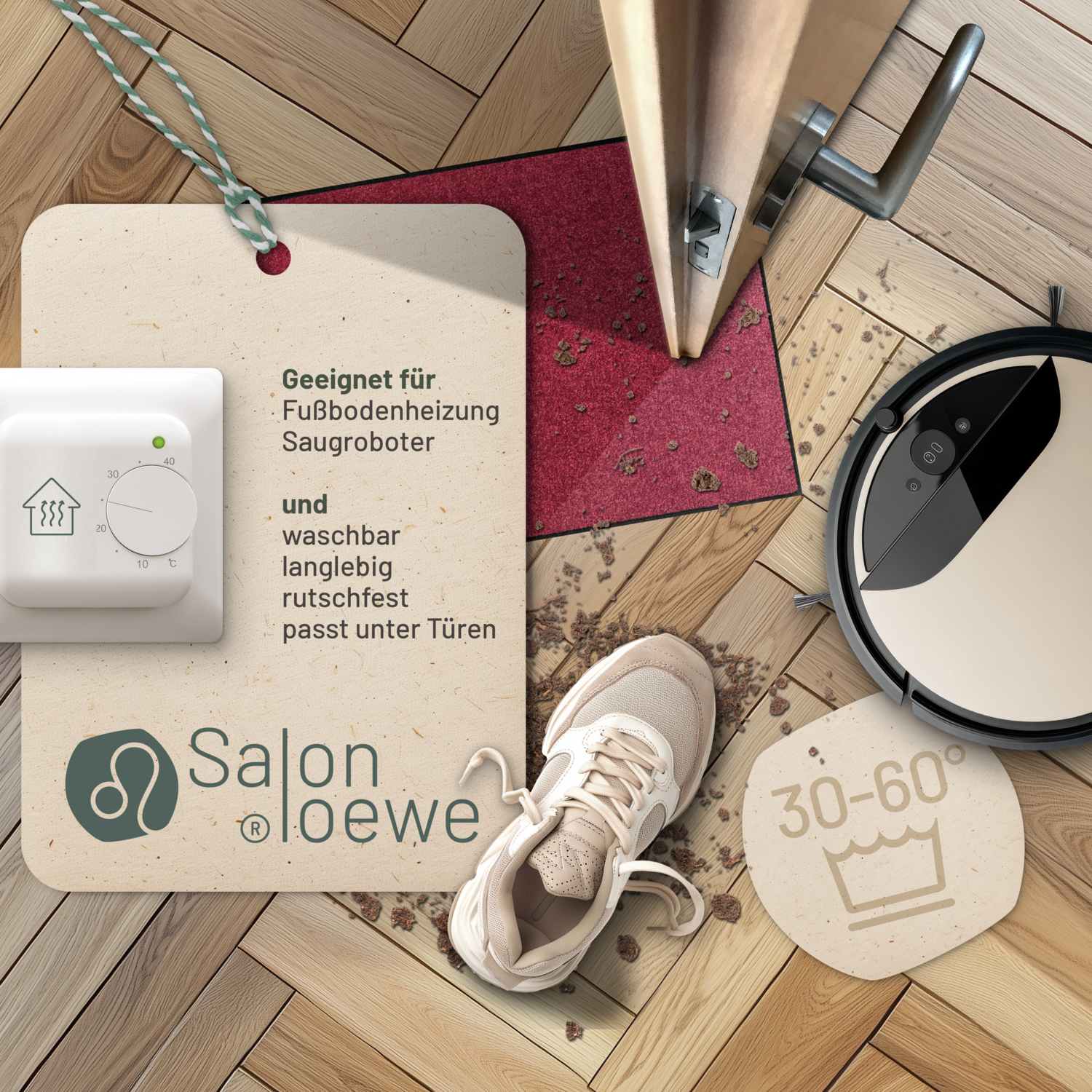 salonloewe-weinrot-teppich-40-x-60-cm-fu-matte-mit-rutschfestem-gummir-cken image 2