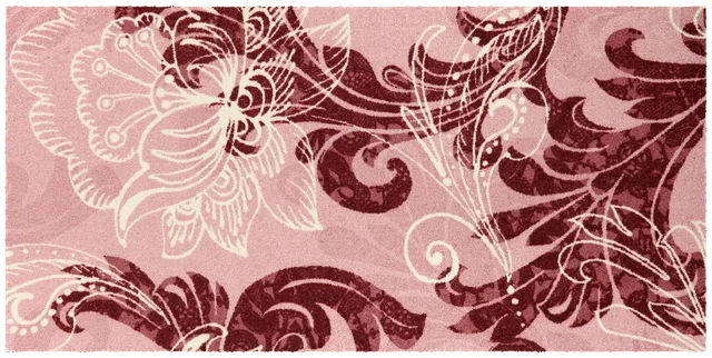 salonloewe-arabeske-rose-l-ufer-75-x-150-cm-waschbarer-flurl-ufer-mit-orientalis image 1