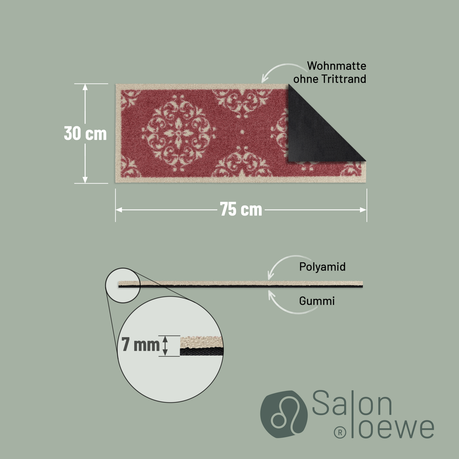 salonloewe-fancywork-rose-minimatte-30-x-75-cm-polyamid-fu-matte-in-ros-f-r-flur image 4