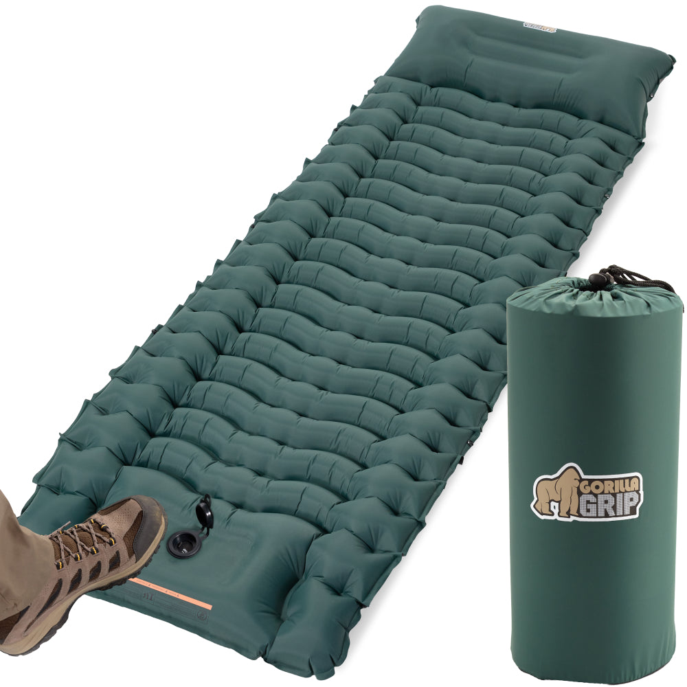 gorilla-grip-inflatable-sleeping-mat-aufblasbare-isomatte-8-9-cm image 3
