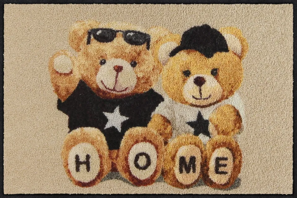 salonloewe-home-teddys-eingangsmatte-50-x-75-cm-waschbare-fu-matte-mit-teddyb-re image 1