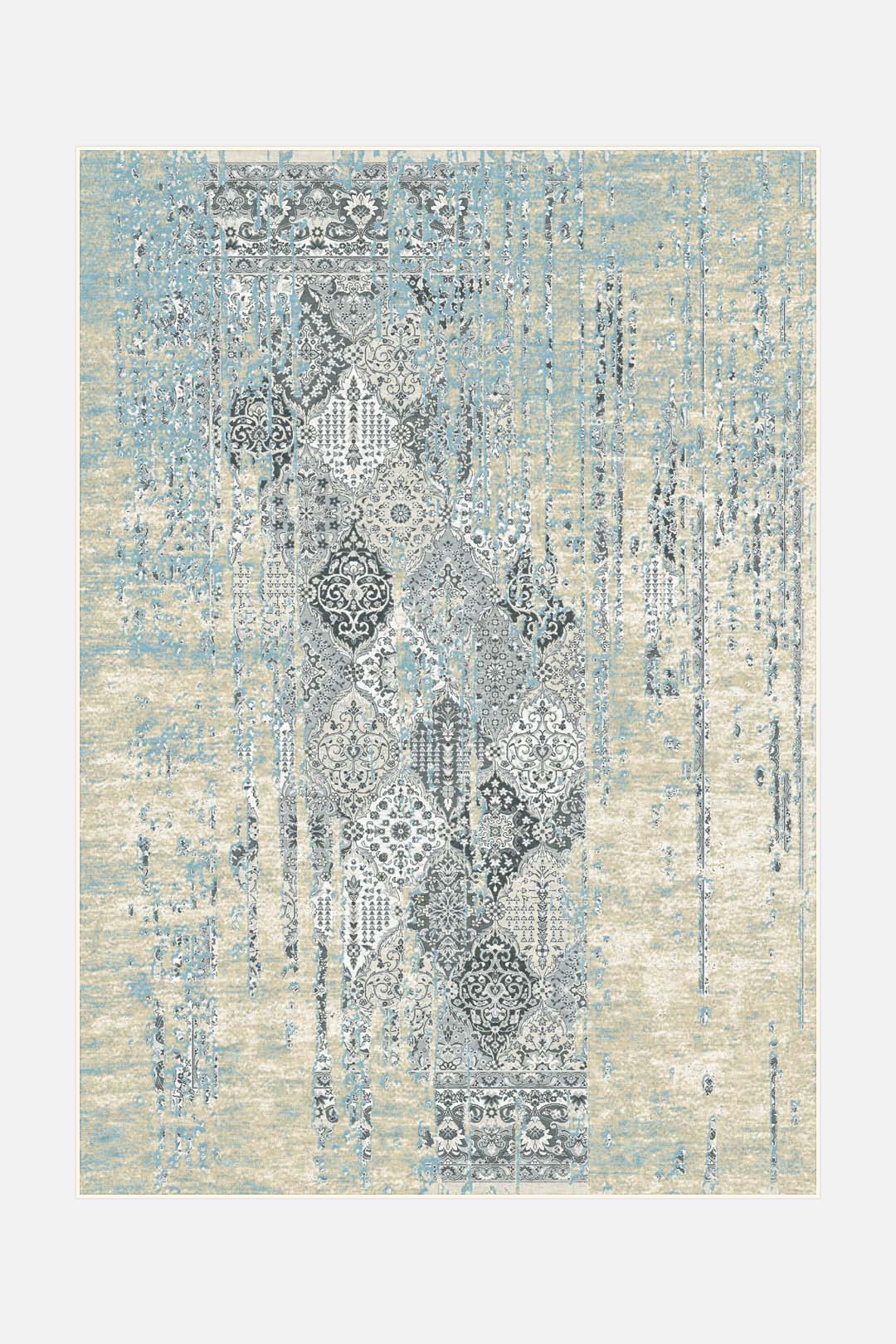 teppana-annika-dezent-teppich-waschbarer-teppich-blau-grau image 1