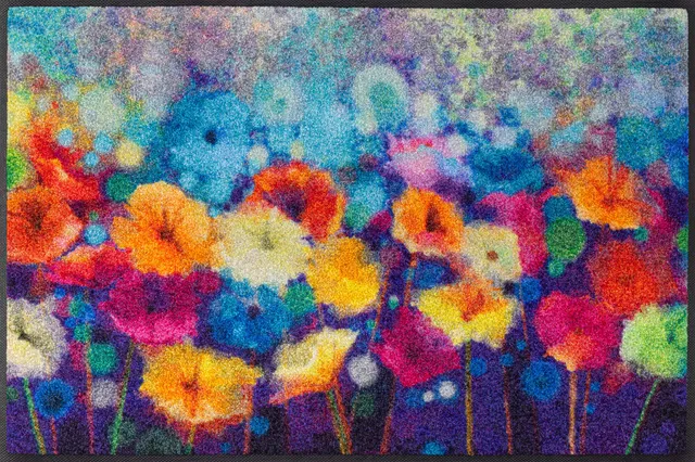 wash-dry-design-fu-matte-flowerlover-50x75-cm-blau image 1