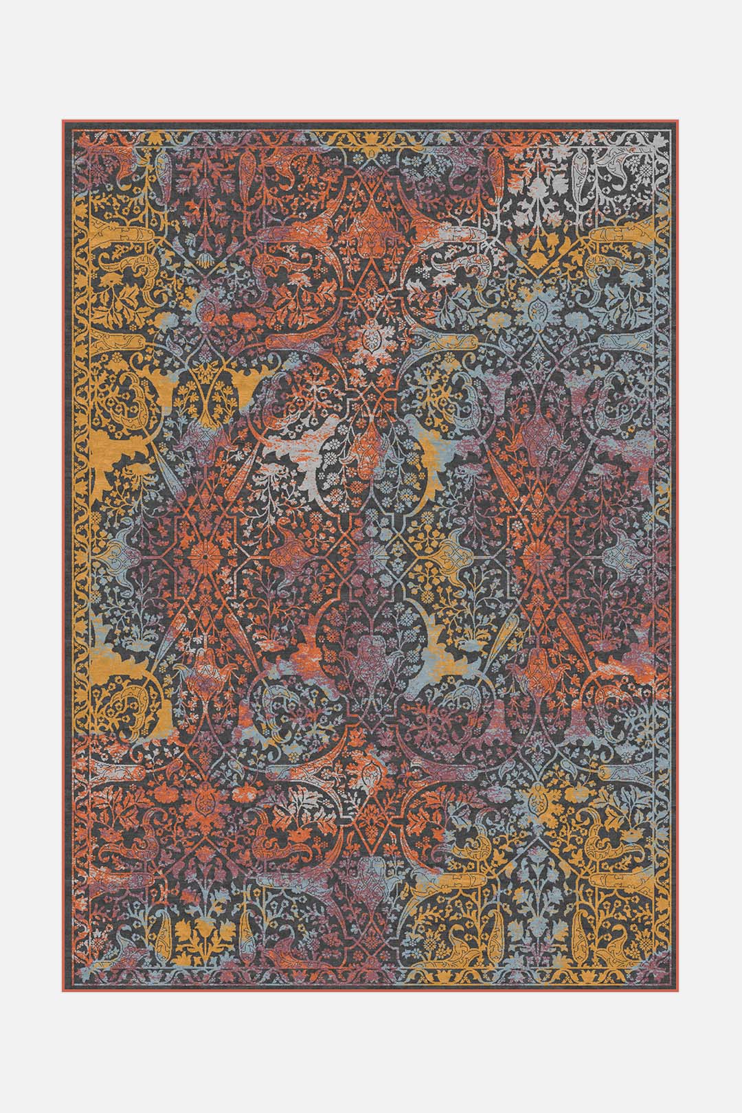 teppana-andorra-bunt-teppich-waschbarer-indoor-teppich-im-marokkanischen-stil-in image 1