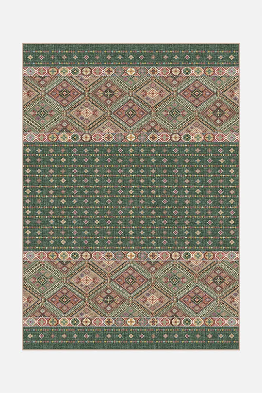 teppana-leila-smaragd-teppich-waschbar image 1