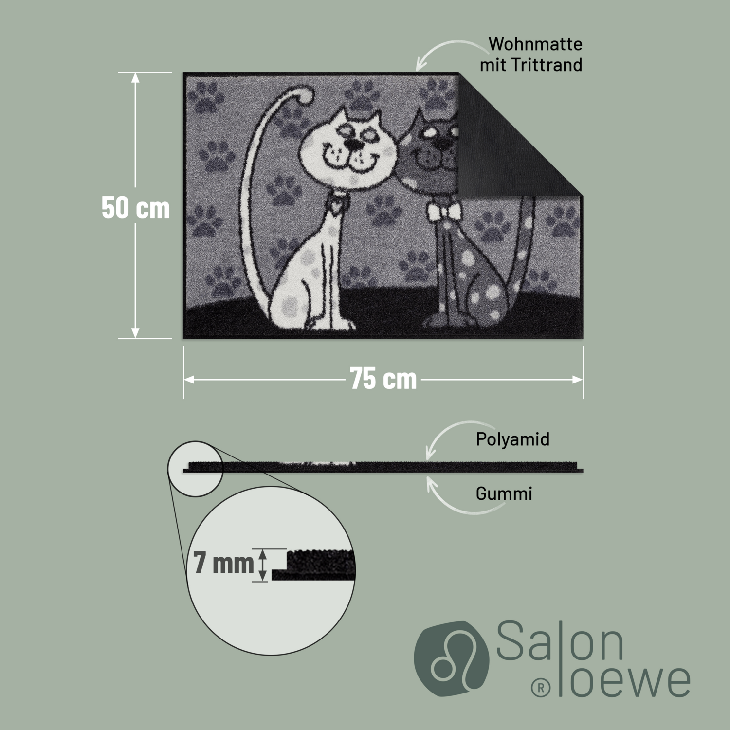 salonloewe-katzenp-rchen-eingangsmatte-50-x-75-cm-waschbare-schmutzfangmatte-mit image 4