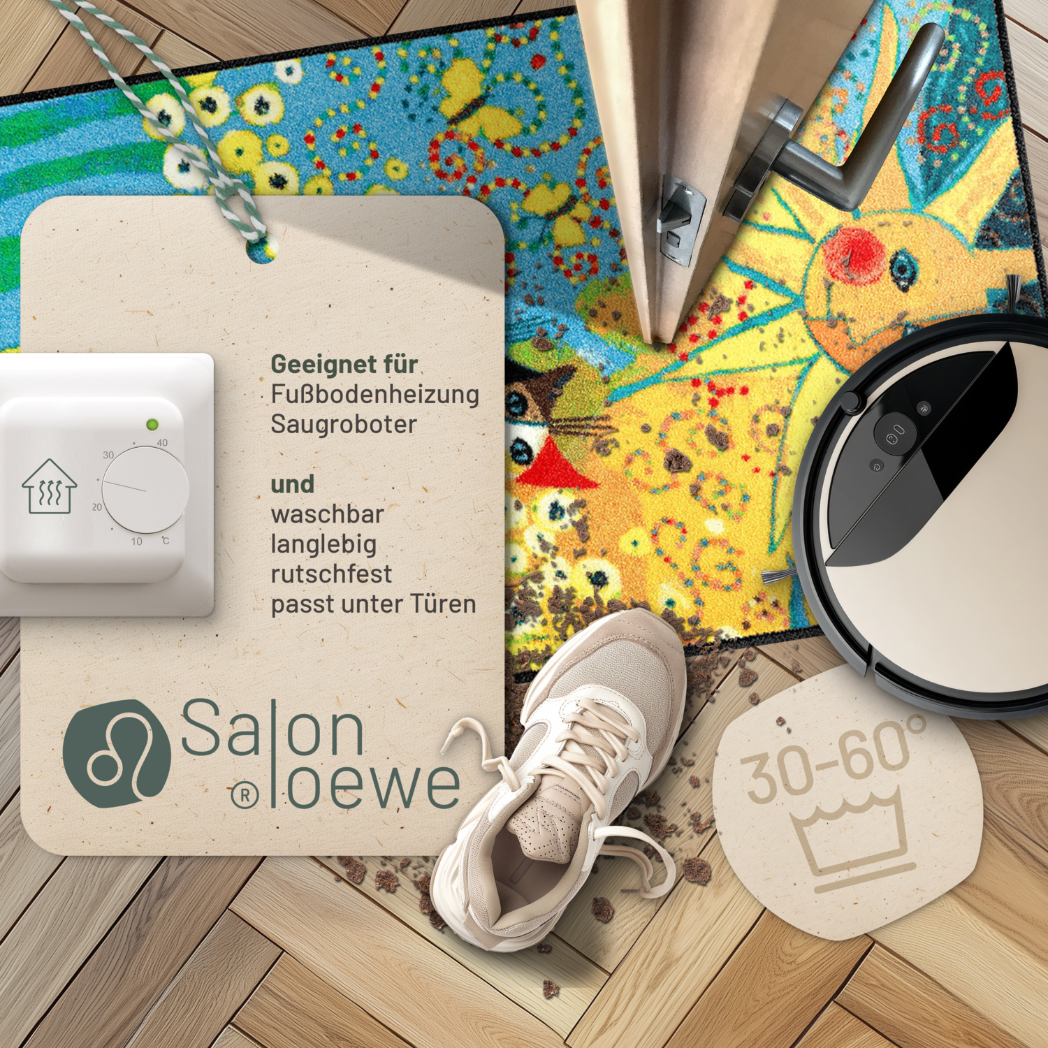 salonloewe-la-dolce-vita-l-ufer-bunter-katzen-l-ufer-75-x-120-cm image 3