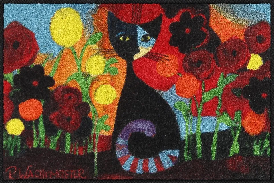 salonloewe-candela-eingangsmatte-50-x-75-cm-bunte-katzen-schmutzfangmatte-f-r-de image 1