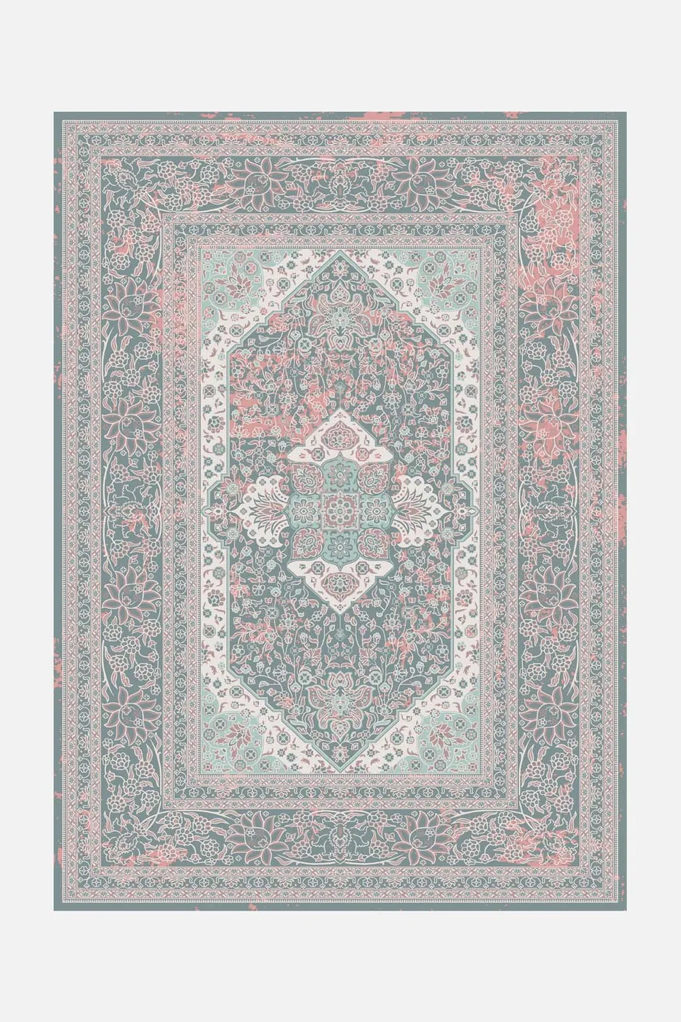 teppana-mahan-d-mmerung-teppich-waschbarer-indoor-teppich-in-grau-silber-persisc image 1