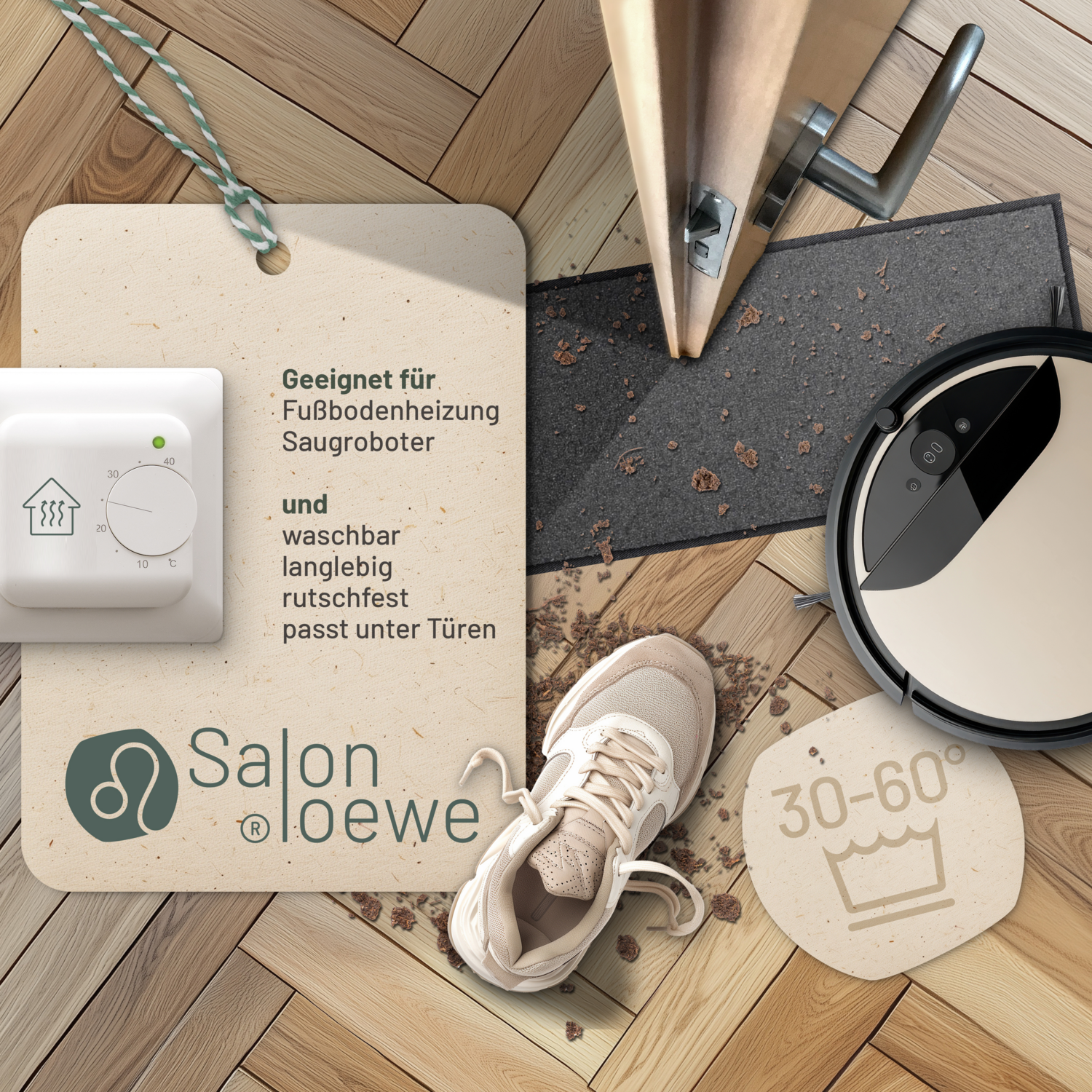 salonloewe-minimatt-anthrazit-30-x-100-cm-kleine-waschbare-fu-matte-mit-rutschfe image 2