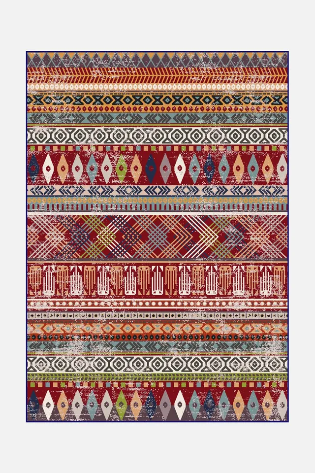 teppana-mila-bunt-teppich-waschbarer-indoor-teppich-marokkanisches-design-mehrfa image 1