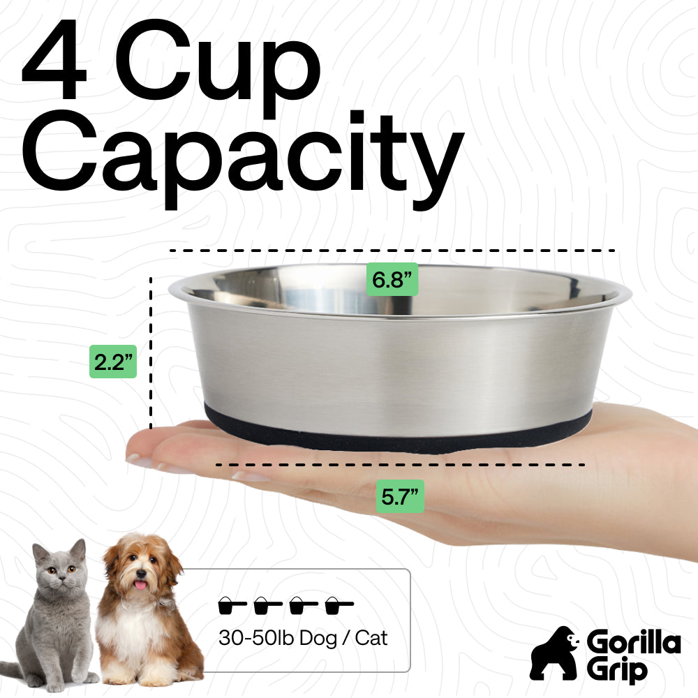 gorilla-grip-edelstahl-hundenapf-2er-set-304-edelstahl-rutschfest-sp-lmaschinenf image 7