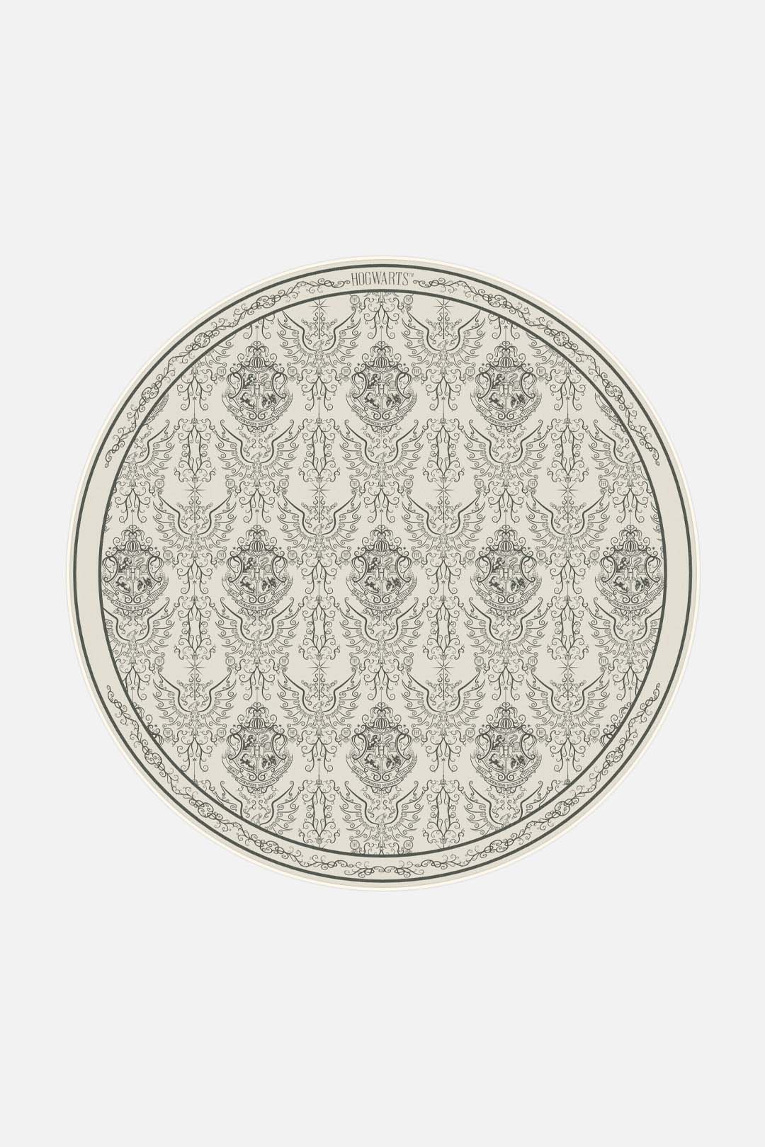 teppana-harry-potter-damast-creme-waschbarer-teppich image 8