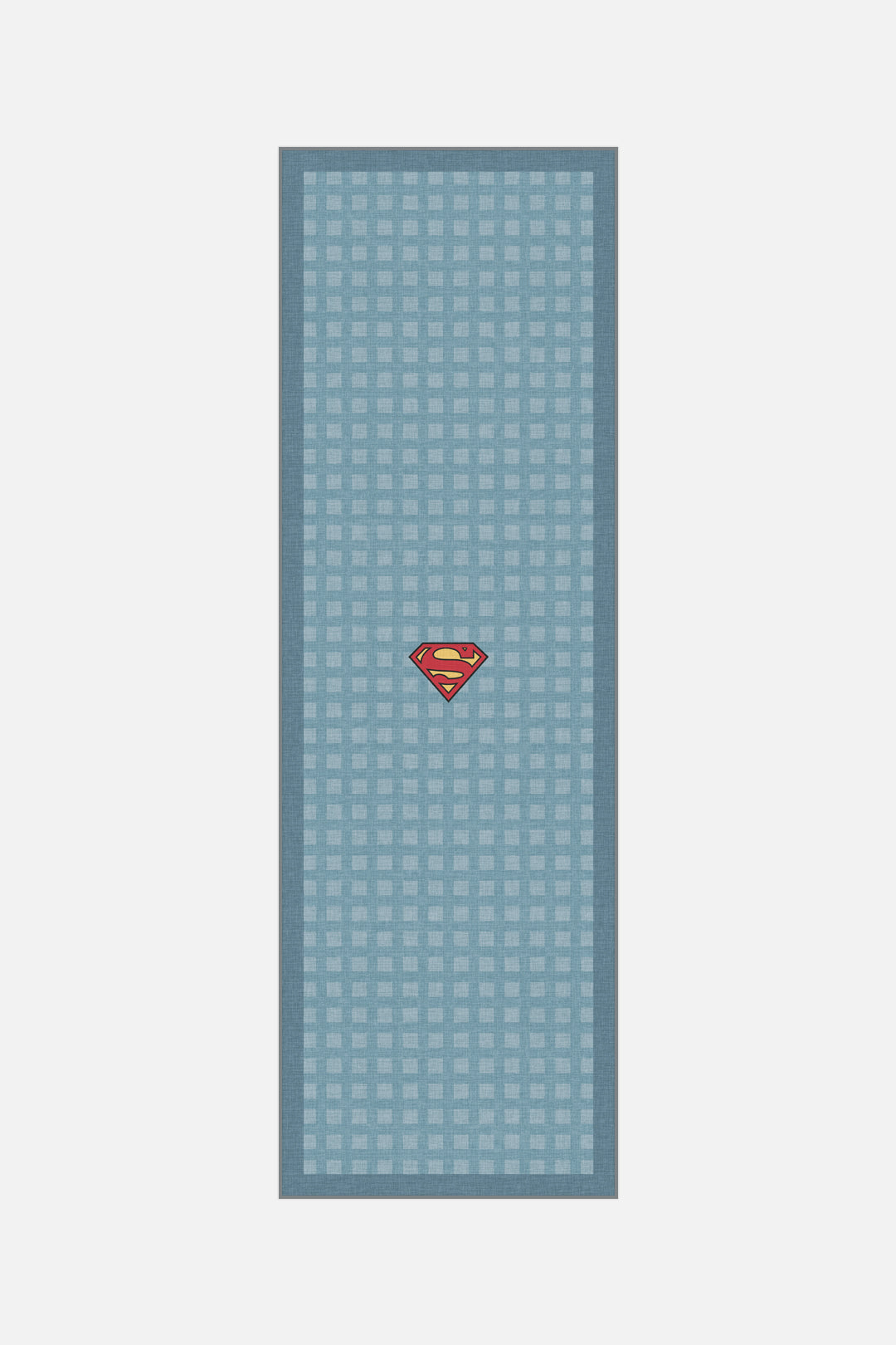teppana-superman-gitter-blau-waschbarer-kinder-teppich image 5