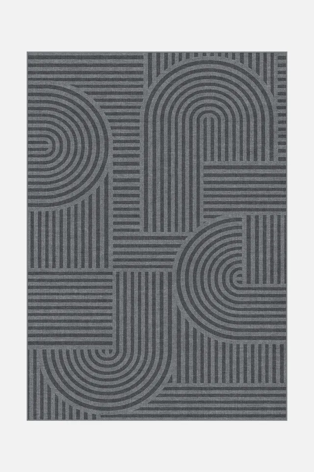teppana-band-anthrazit-teppich-waschbarer-indoor-teppich-im-geometrischen-design image 1