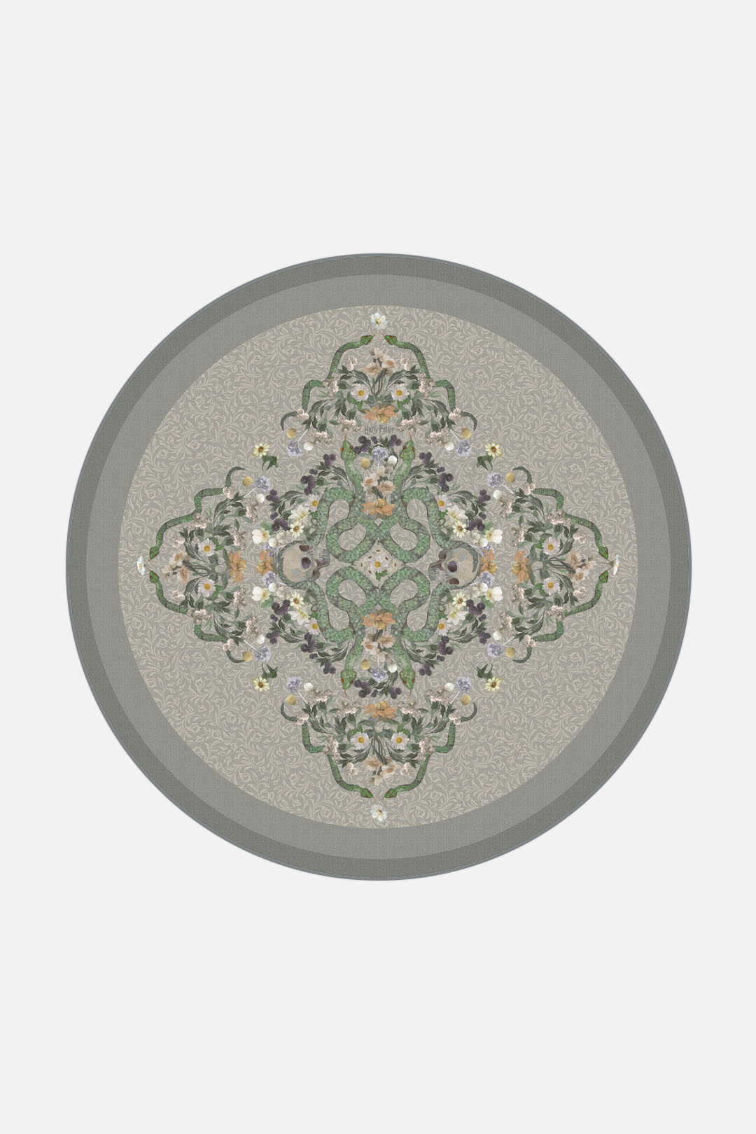 teppana-harry-potter-schlangen-greige-teppich-waschbarer-indoor-teppich image 8