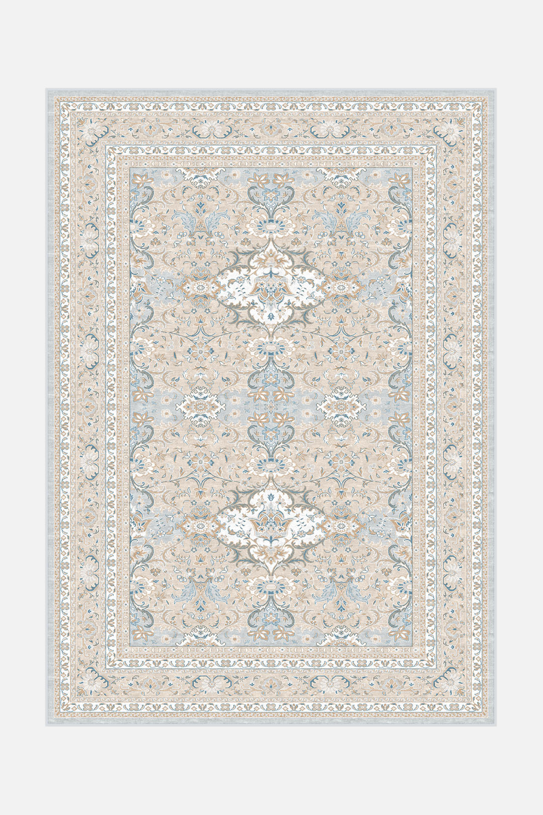 teppana-amaryllis-sand-teppich-waschbarer-indoor-teppich-mit-rutschfester-matte- image 1