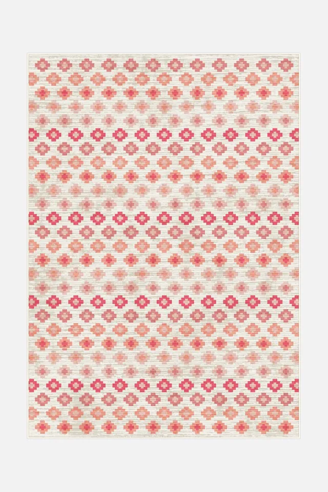 teppana-anita-rose-teppich-waschbarer-indoor-teppich-im-marokkanischen-stil-geom image 1