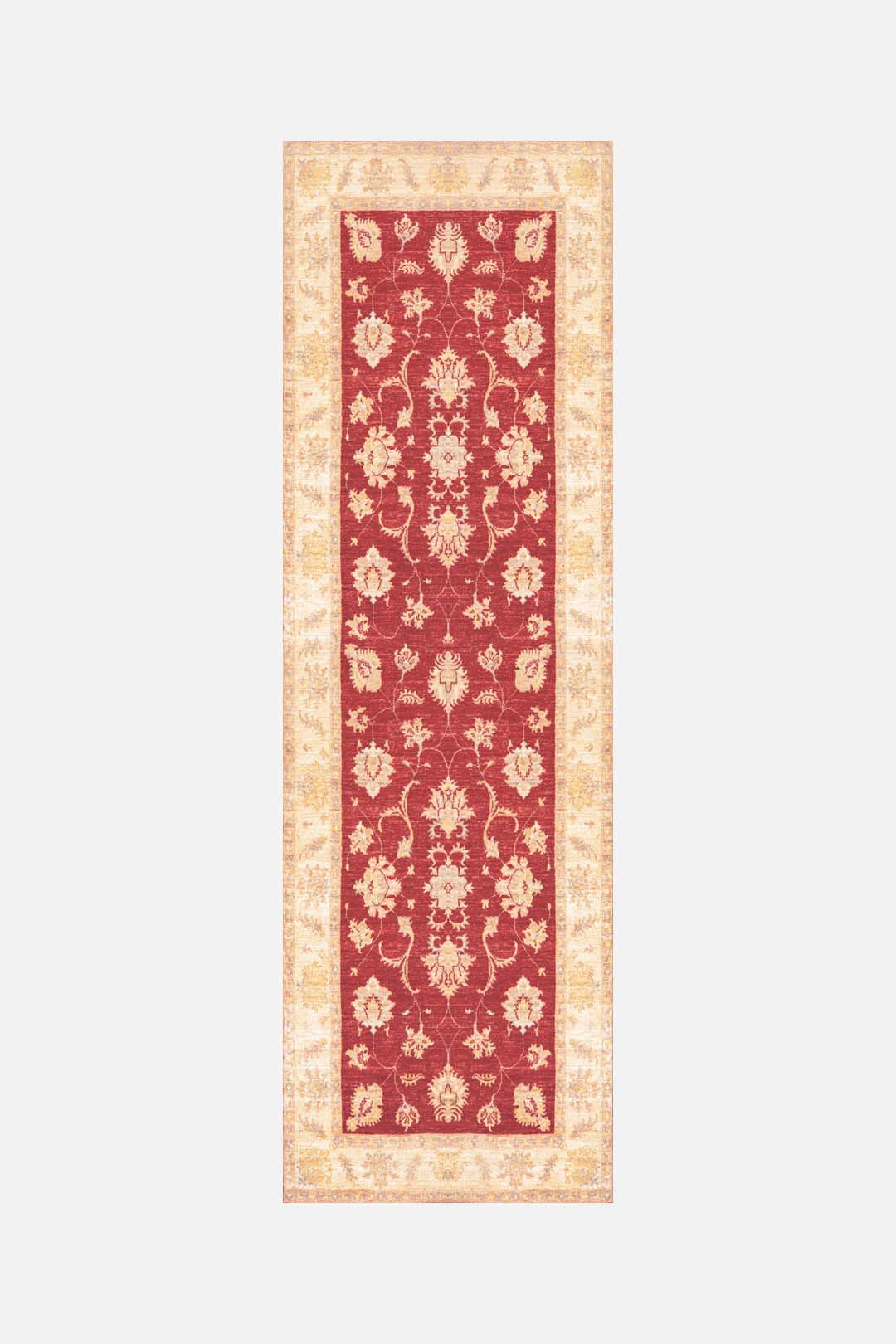 teppana-bahar-rot-waschbarer-teppich-persisch-creme image 5