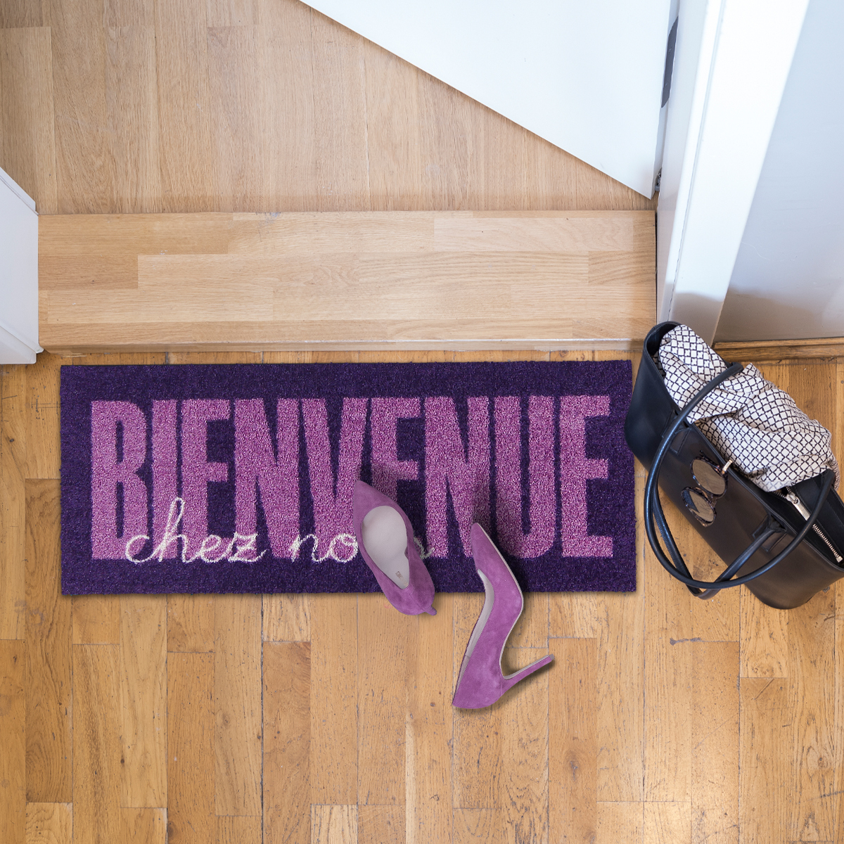 salonloewe-bienvenue-type-violet-eingangsmatte-minimatte-30-x-75-cm-kompakte-fu- image 3