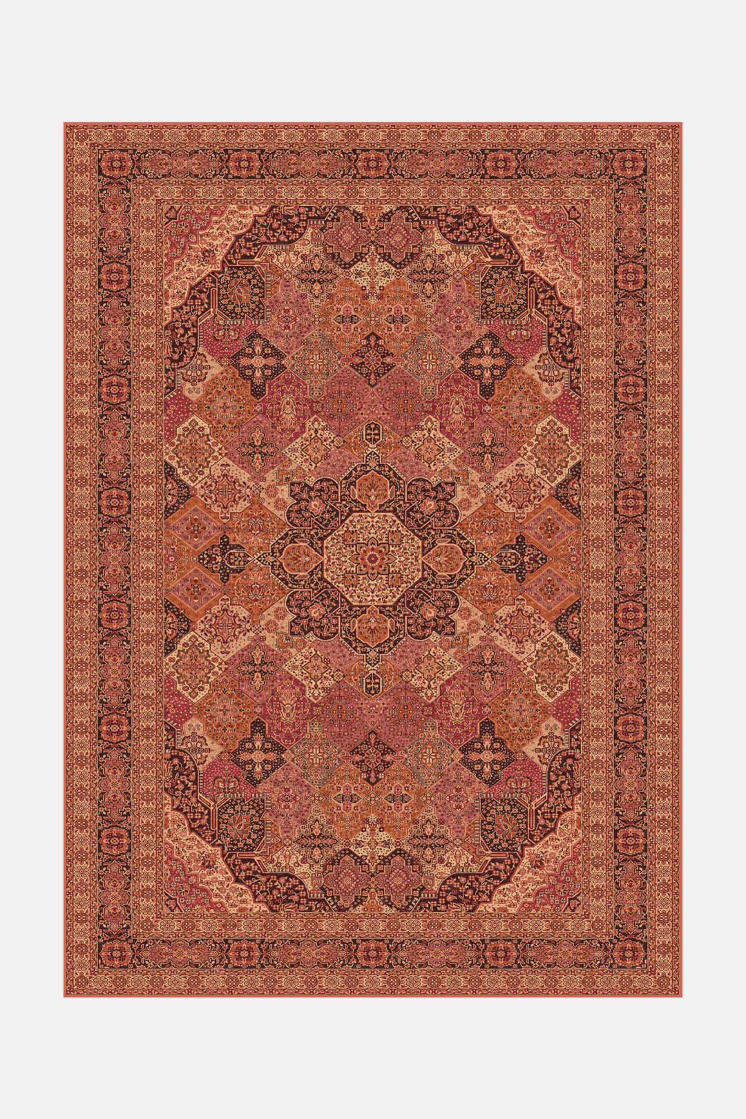 teppana-rachel-fuchs-waschbarer-teppich-persisch-rot image 1