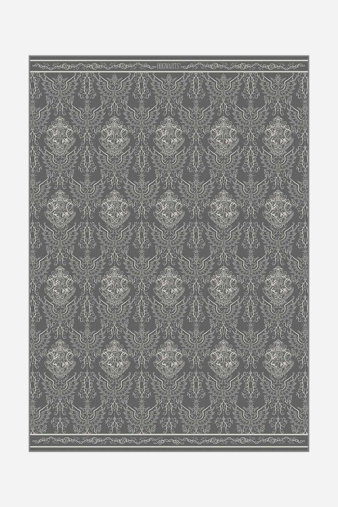 teppana-harry-potter-damast-schiefer-teppich-waschbarer-kinderteppich-in-beige-n image 1