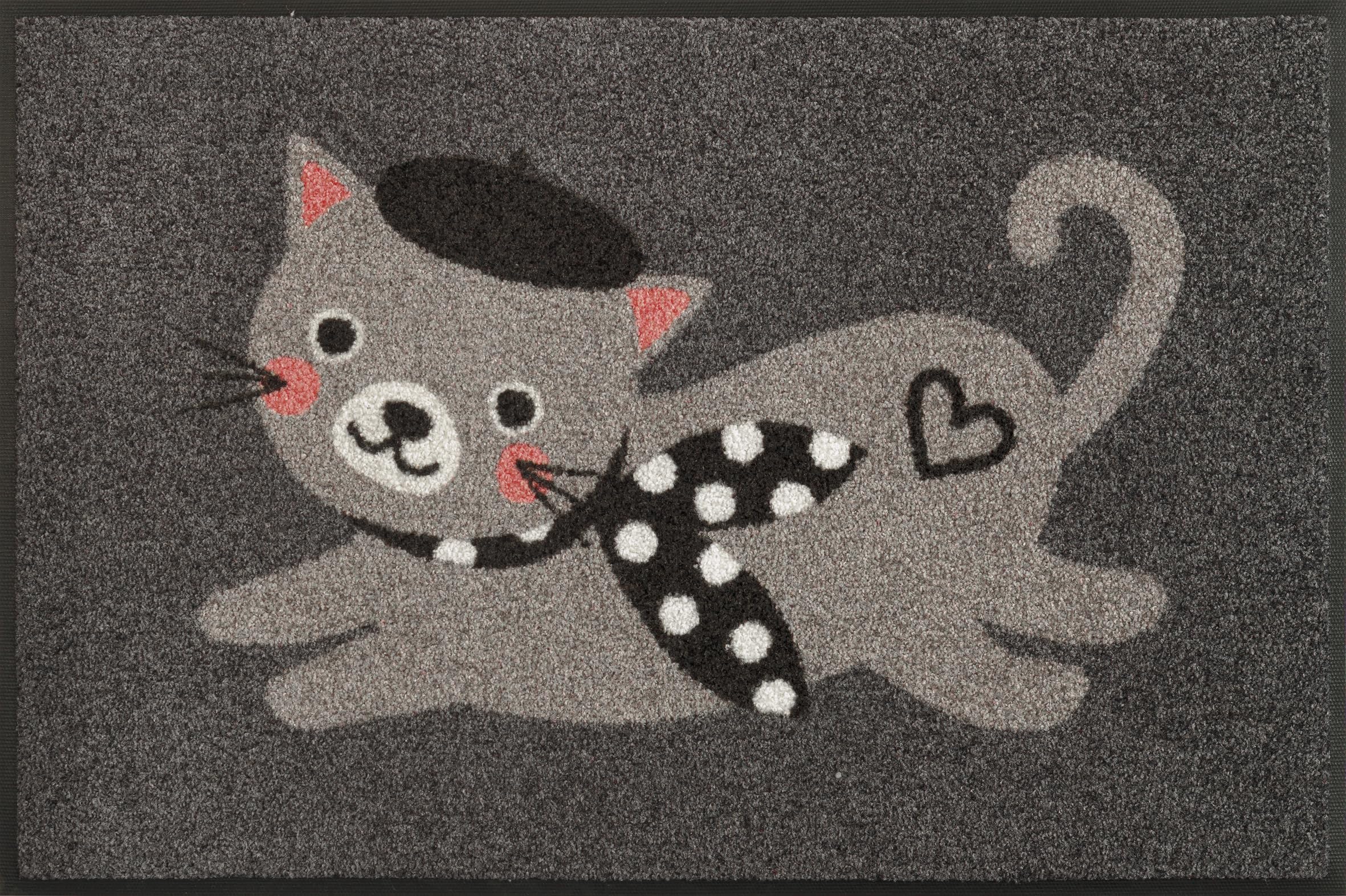 wash-dry-fu-matte-madame-minou-50x75cm-waschbare-design-sauberlaufmatte-innen-au image 1