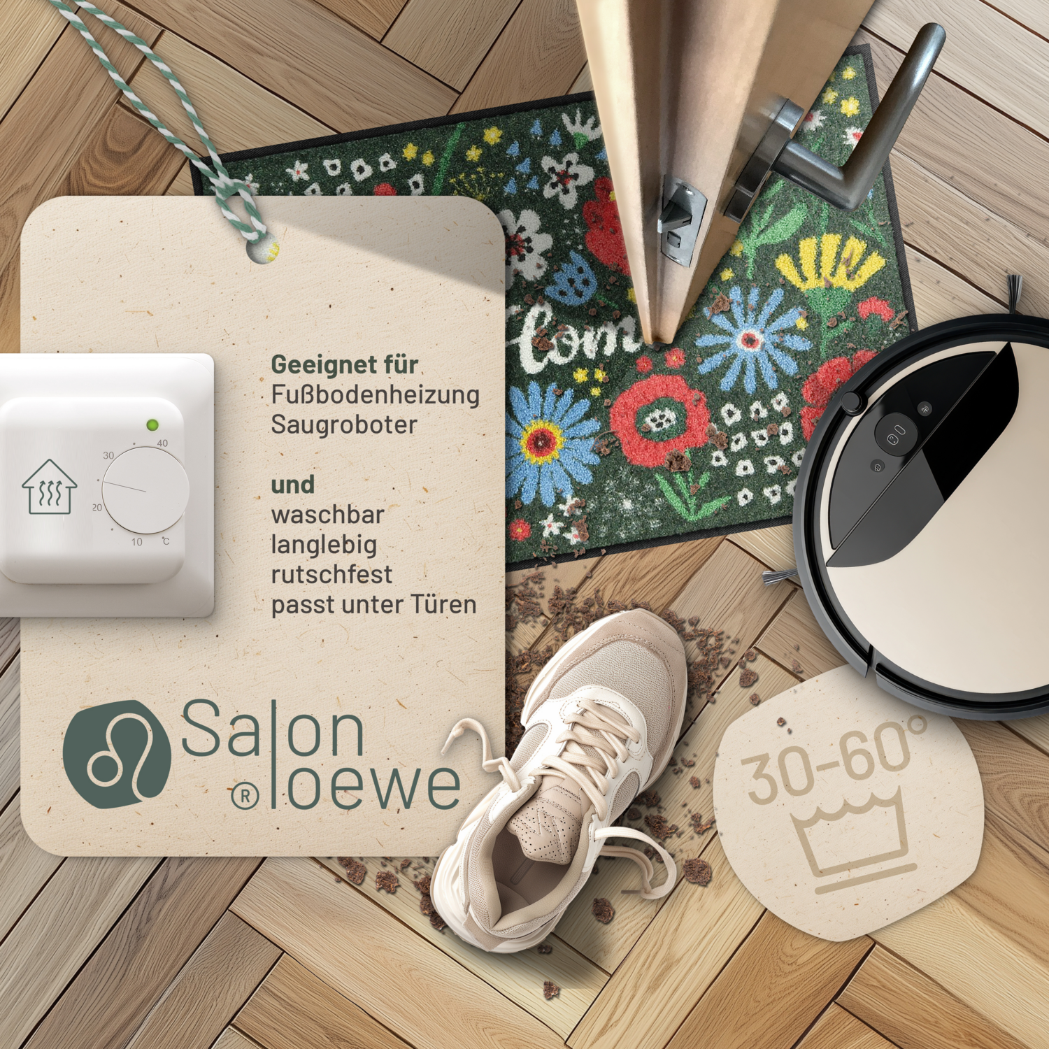 salonloewe-blooming-home-eingangsmatte-blumenmuster-mit-home-schriftzug-50-x-75- image 3