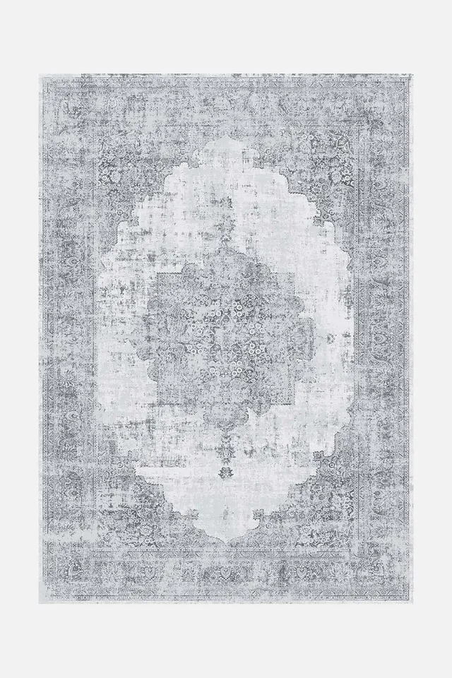 teppana-helia-grau-waschbarer-boho-teppich-mit-rutschfester-matte-individuell-in image 1