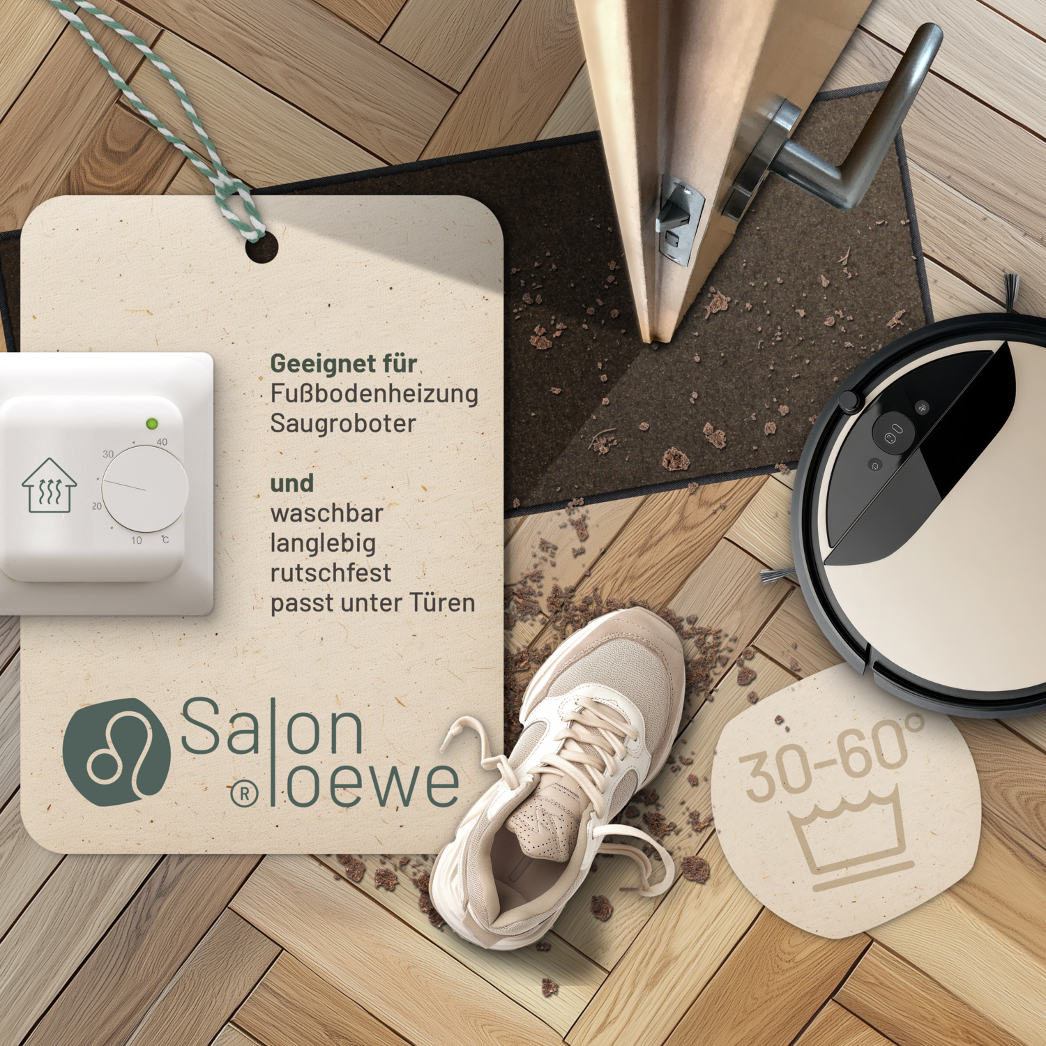 salonloewe-schokobraun-halbrund-40-x-100-cm-waschbare-schmutzfangmatte-aus-polya image 2