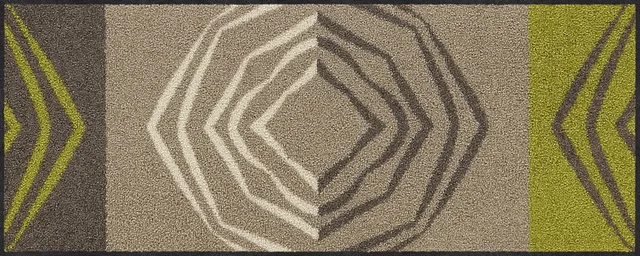 salonloewe-curved-rhombs-eco-chic-minimatte-30-x-75-cm-schmale-schmutzfangmatte image 1