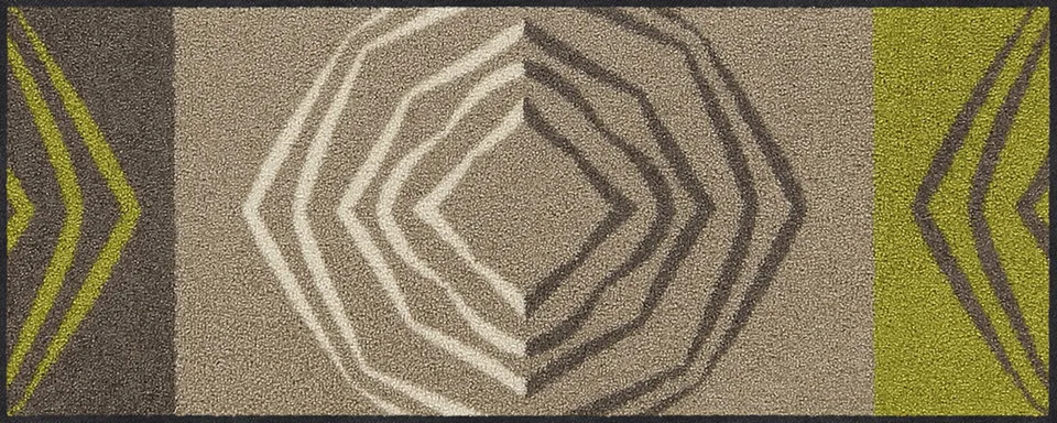 salonloewe-curved-rhombs-eco-chic-minimatte-30-x-75-cm-schmale-schmutzfangmatte image 1