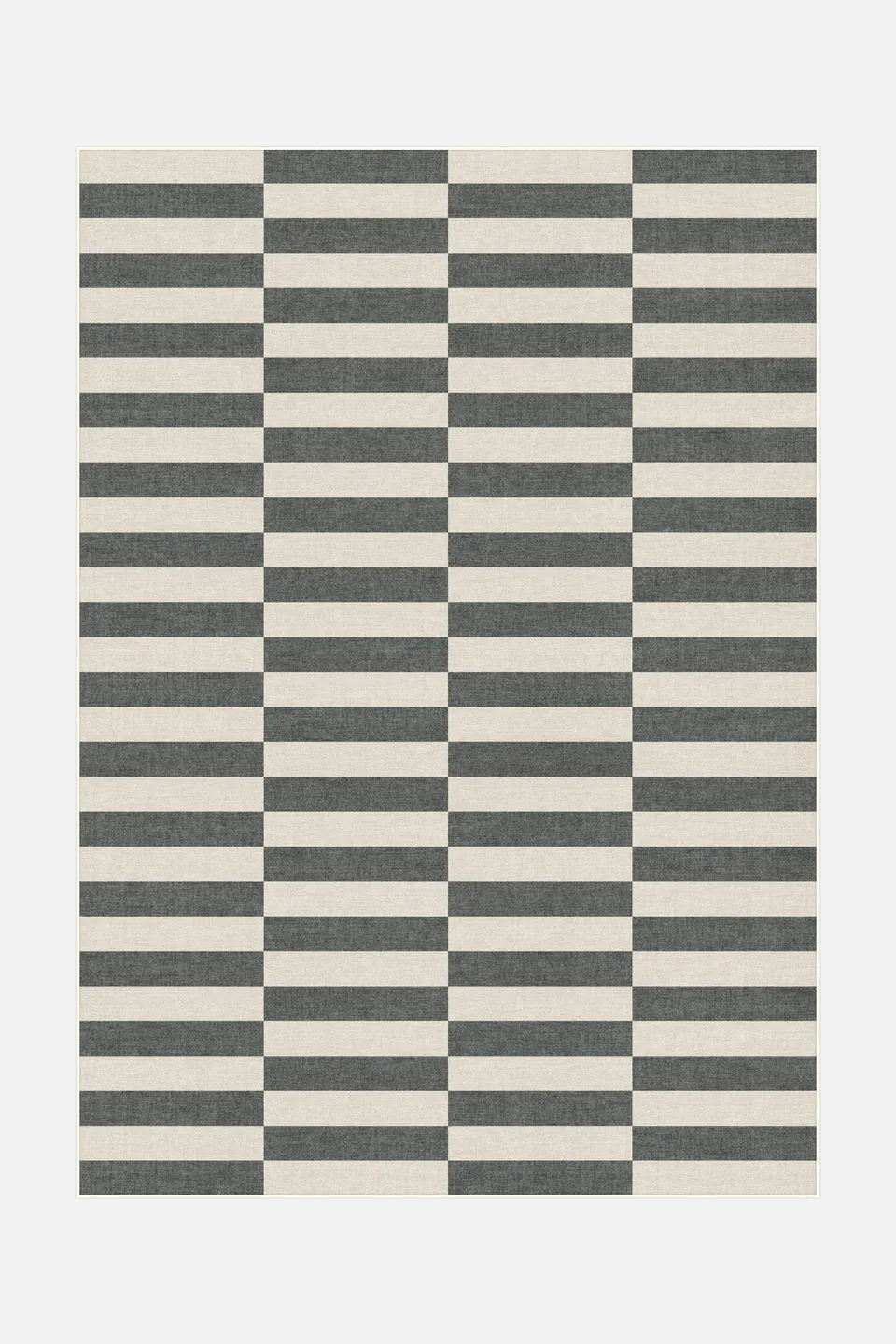 teppana-nuri-grau-waschbarer-teppich-geometrisch-grau image 1