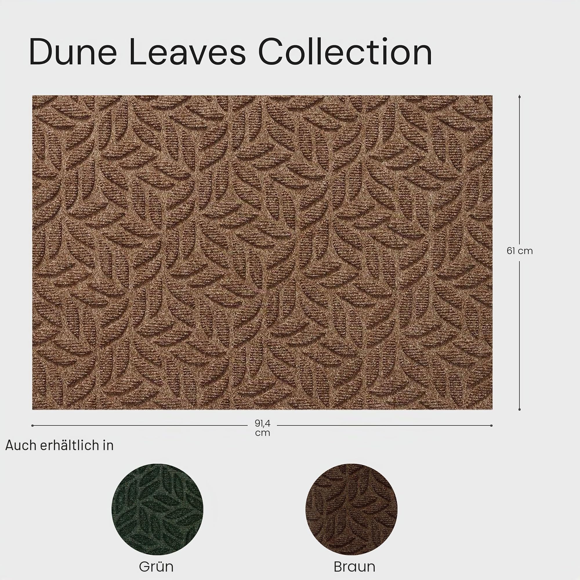 wash-dry-dune-fu-matte-leaves-taupe-60x90-cm image 2
