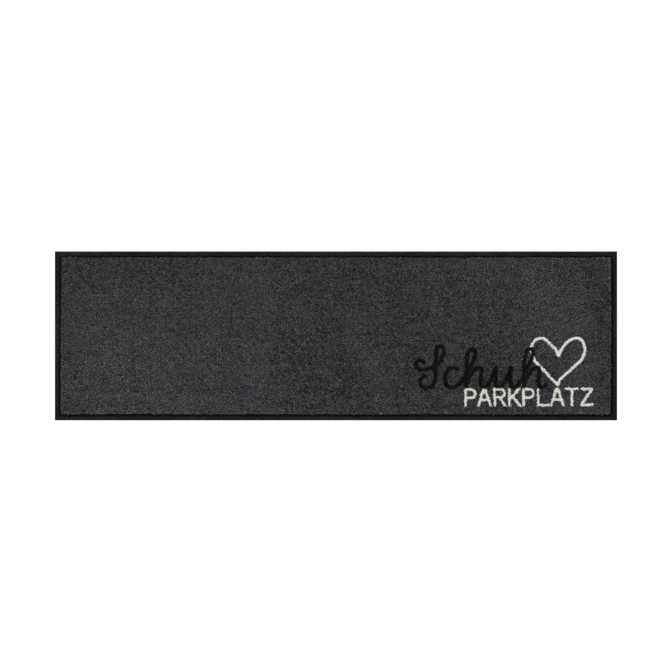 salonloewe-schuhparkplatz-pur-silber-minimatte-30-x-100-cm-fu-matte-mit-herz-mot image 1