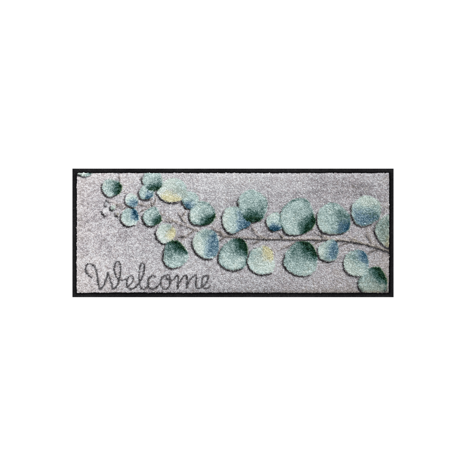 salonloewe-eucalyptus-welcome-minimatte-30-x-75-cm-waschbare-t-rmatte-mit-botani image 1