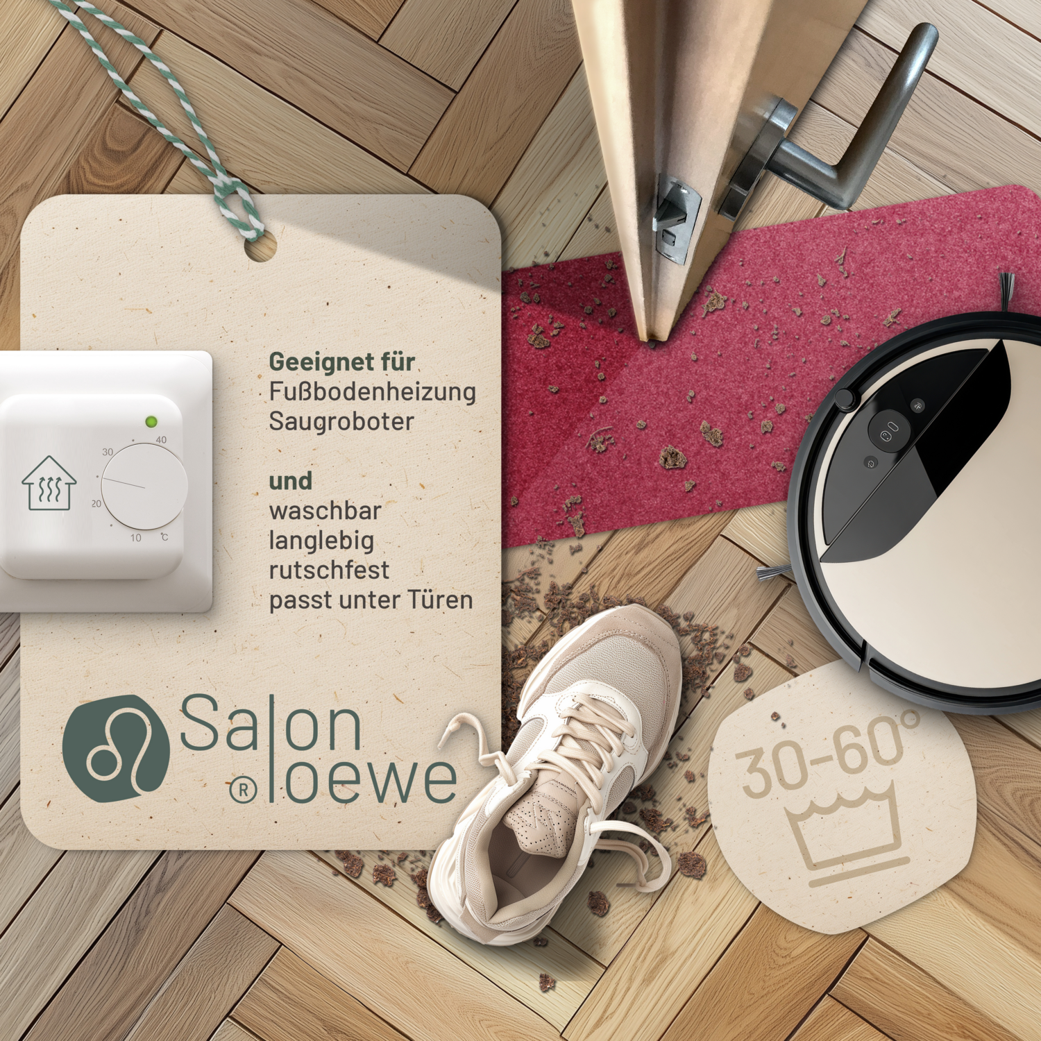 salonloewe-uni-fu-matte-weinrot-30-x-100-cm-schmutzfangmatte-aus-polyamid-mit-ru image 3