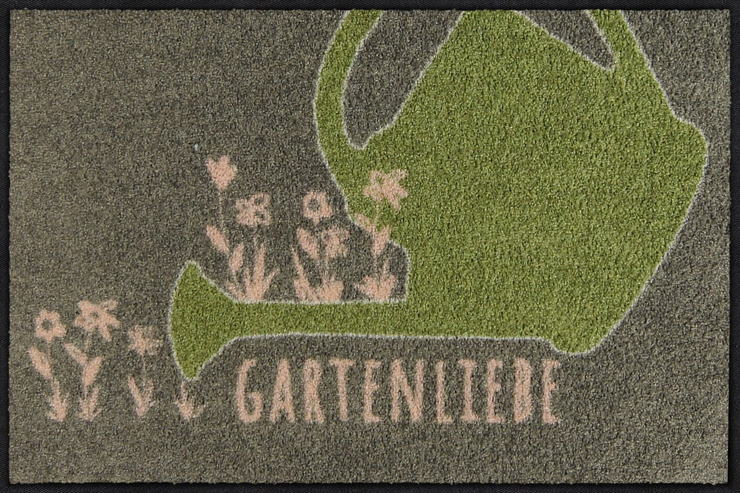 salonloewe-gartenliebe-gr-n-apricot-eingangsmatte-50-x-75-cm-waschbare-fu-matte- image 1