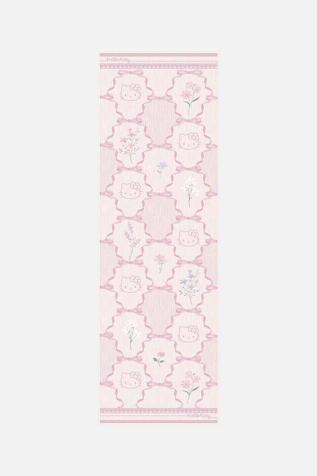 teppana-hello-kitty-schleife-sakura-waschbarer-kinderteppich image 5