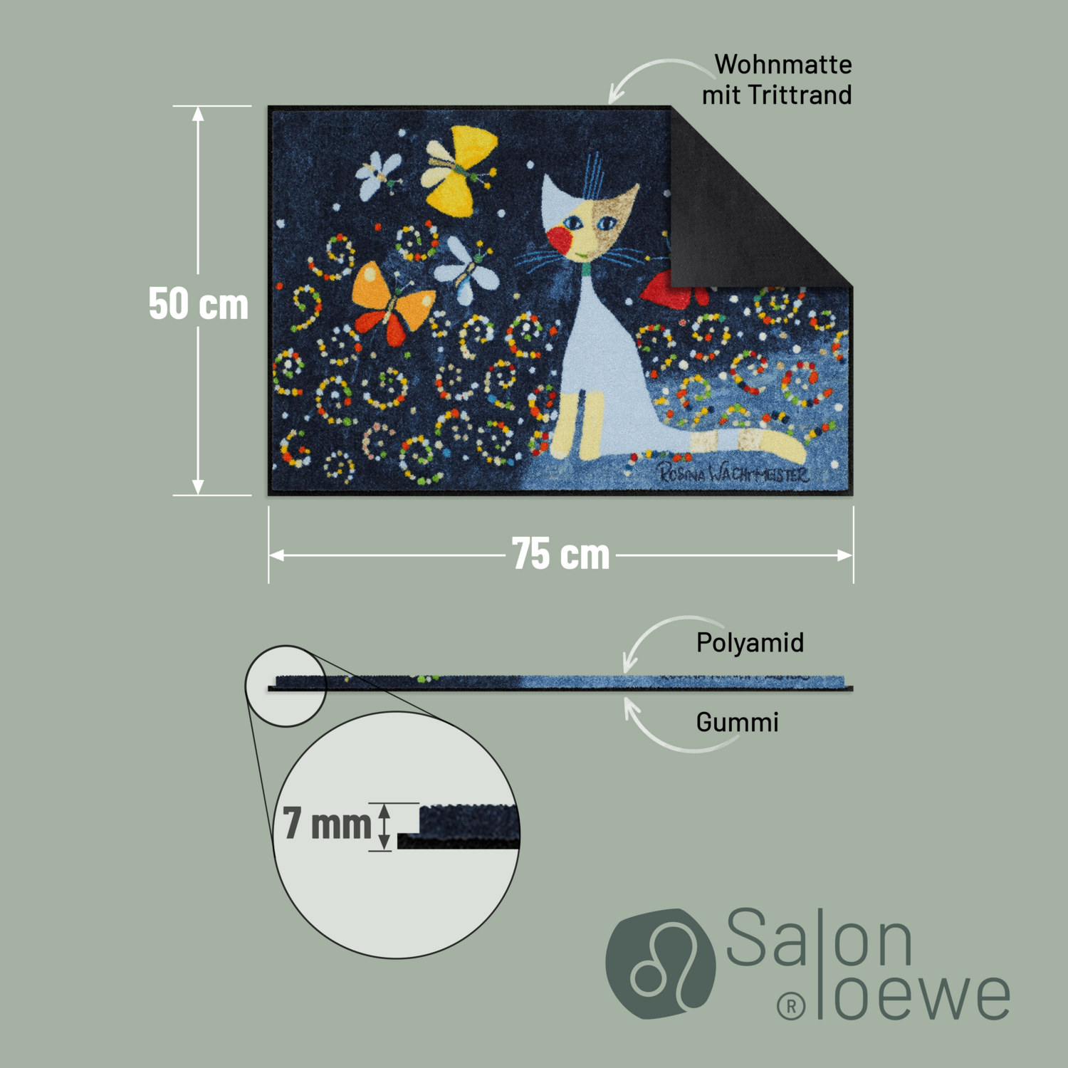 salonloewe-danza-delle-farfalle-eingangsmatte-50-x-75-cm-schmetterlings-design-m image 4