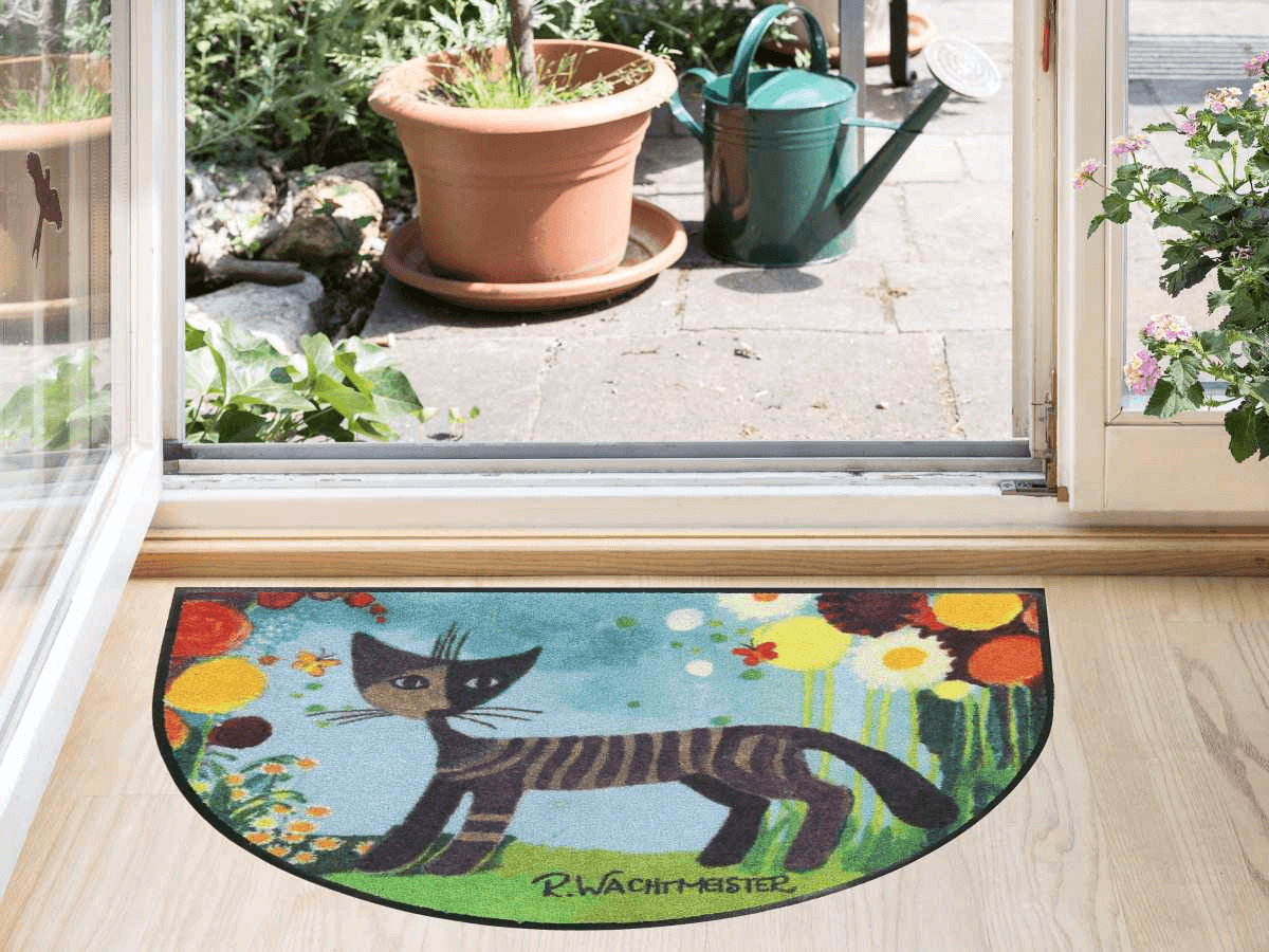 salonloewe-margherite-halbrund-60-x-85-cm-waschbare-fu-matte-mit-katzenmotiv-von image 2