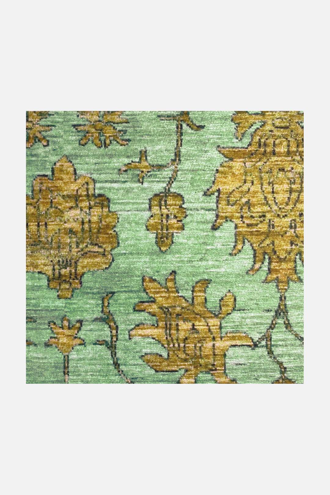 teppana-floral-citrin-teppich-waschbarer-l-ufer-floral-gr-n-gelb image 7