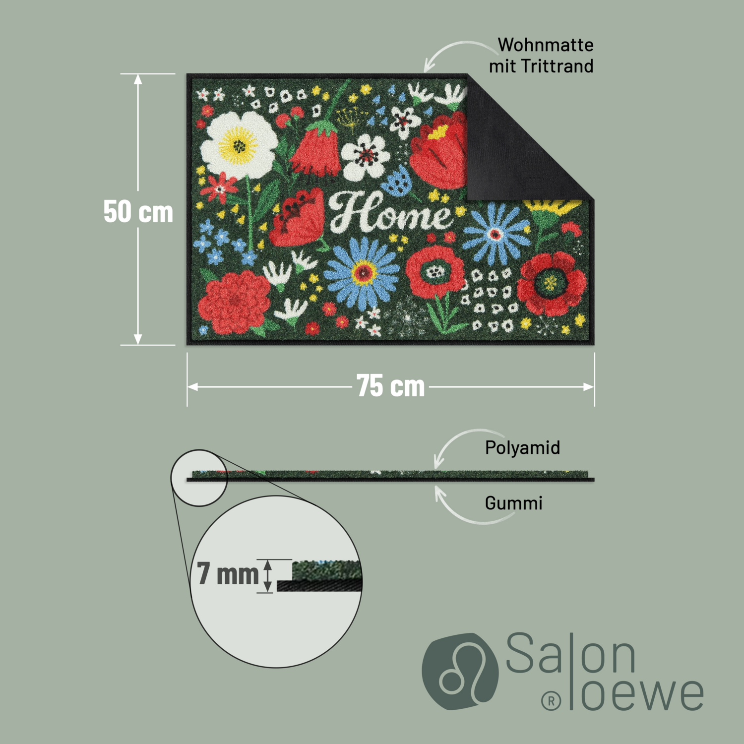 salonloewe-blooming-home-eingangsmatte-blumenmuster-mit-home-schriftzug-50-x-75- image 4