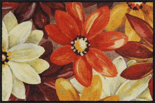 salonloewe-artsy-blossom-terra-eingangsmatte-50-x-75-cm-waschbare-blumen-fu-matt image 1