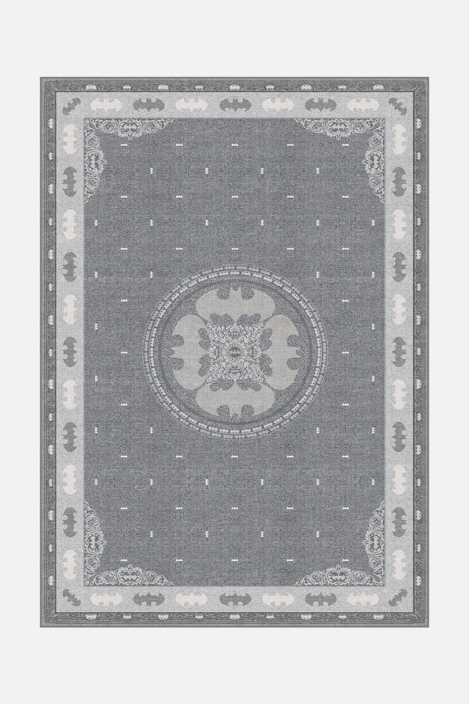 teppana-batman-klassik-grau-teppich-waschbar image 1