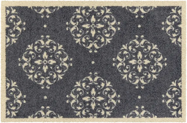 salonloewe-fancywork-grey-eingangsmatte-50-x-75-cm-graue-schmutzfangmatte-waschb image 1