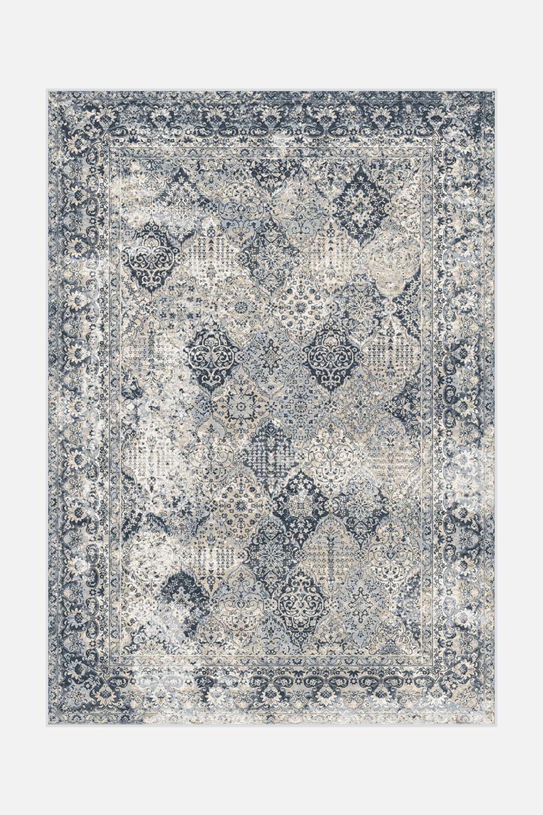 teppana-maxi-nebel-teppich-waschbar-blau-grau image 1