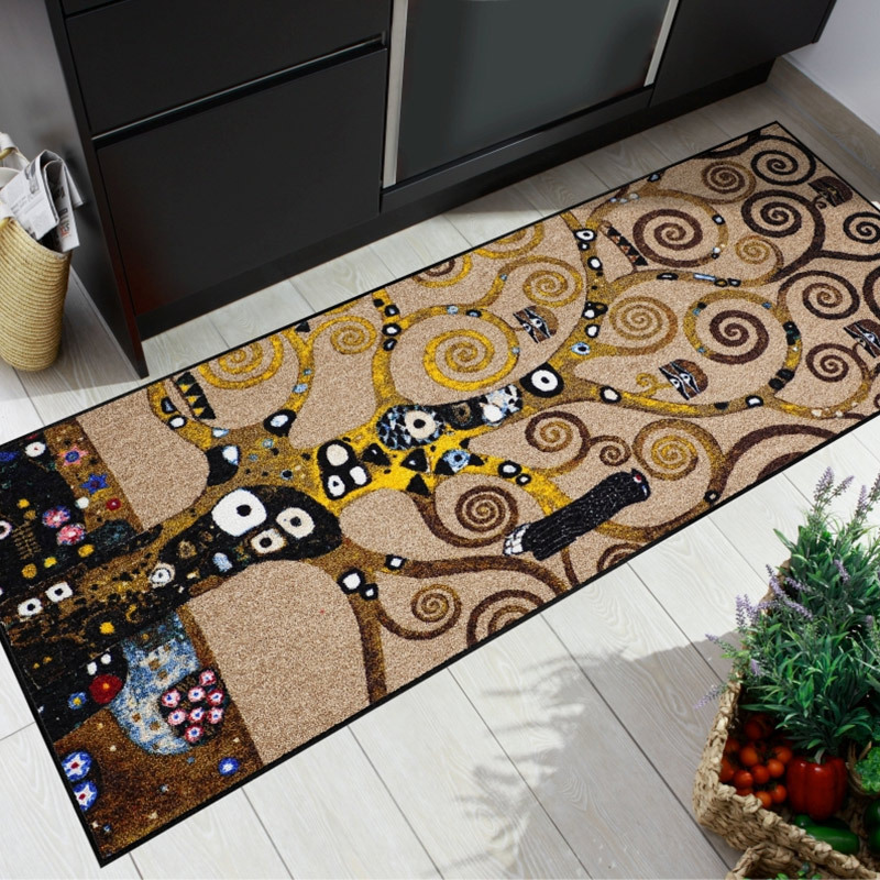 salonloewe-klimt-lebensbaum-l-ufer-75-x-190-cm-kunstmotiv-polyamid-rutschfest image 2